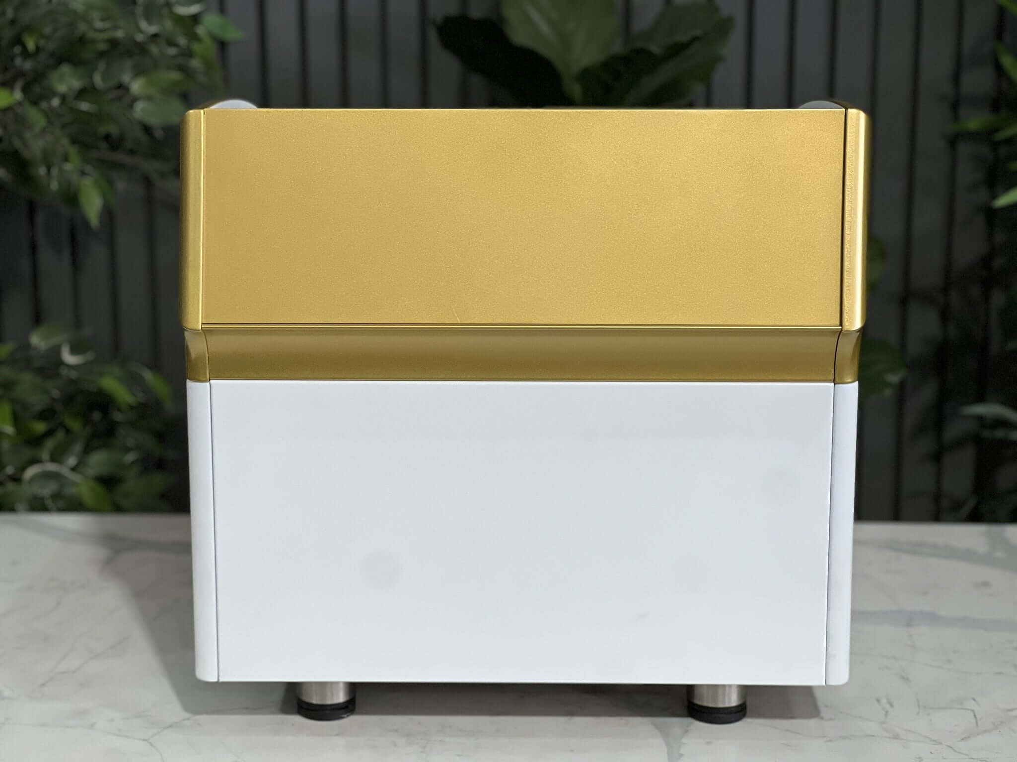 Wega Atlas Compact White - 2 Group Commercial Espresso Machine - Gold