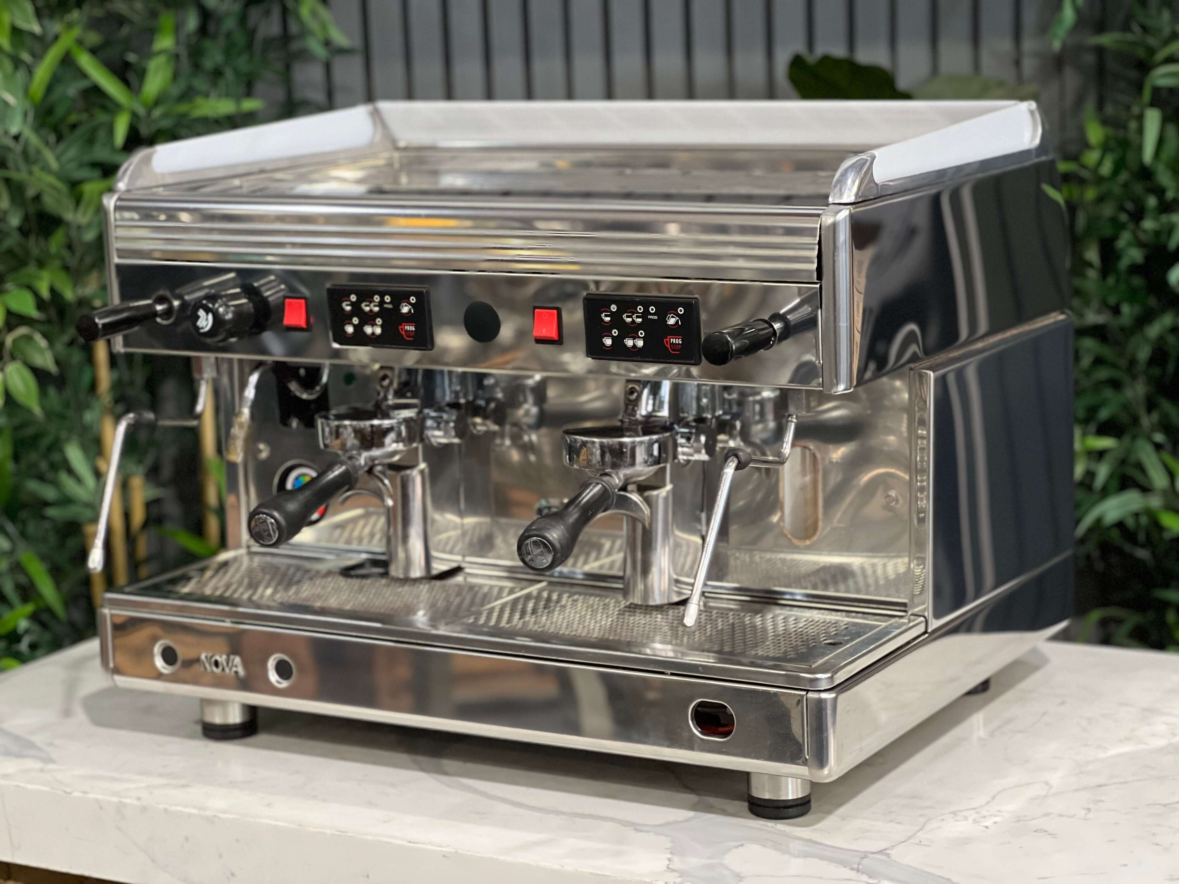 Wega Nova - 2 Group Commercial Espresso Machine - Stainless Steel