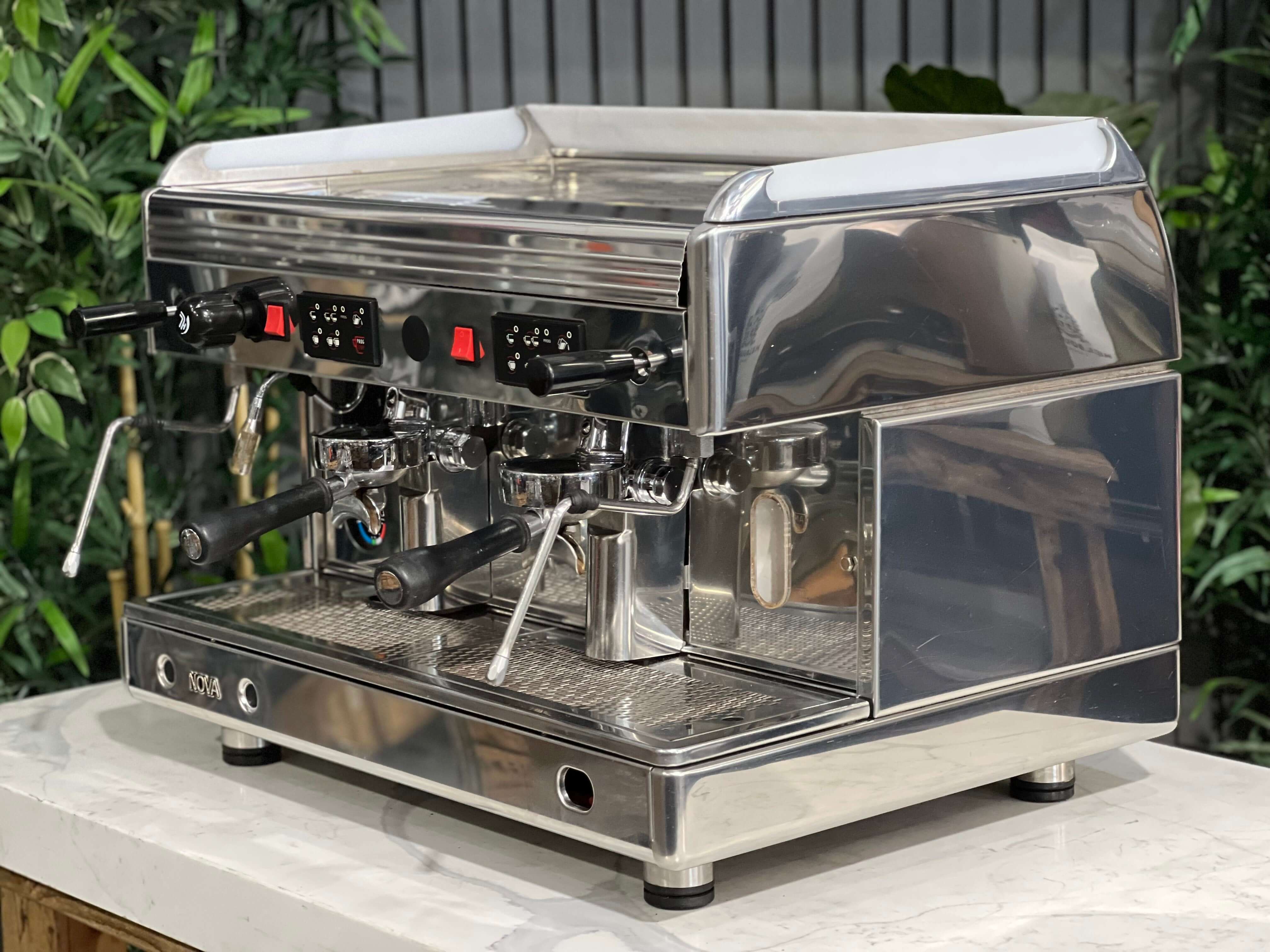 Wega Nova - 2 Group Commercial Espresso Machine - Stainless Steel