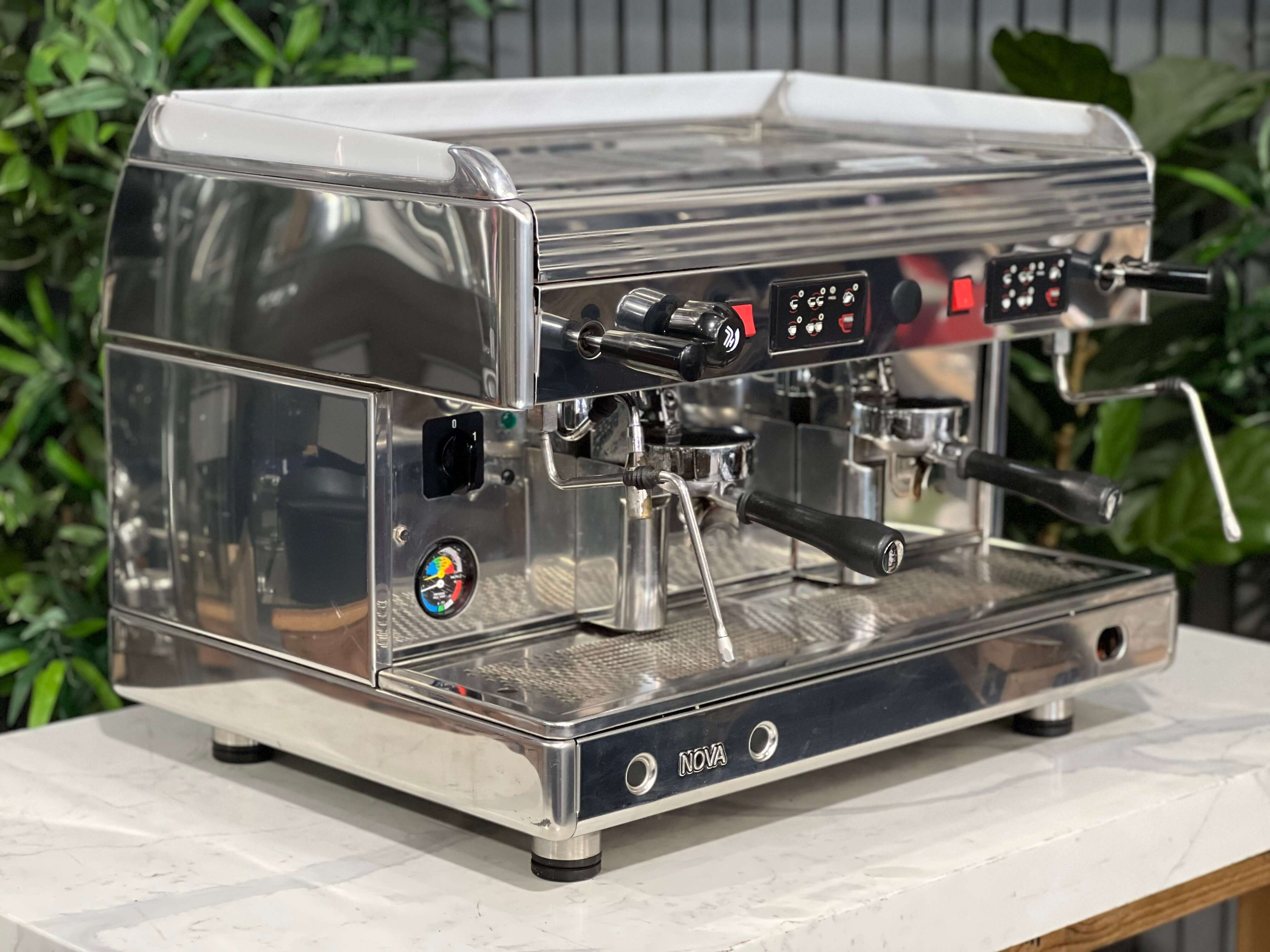 Wega Nova - 2 Group Commercial Espresso Machine - Stainless Steel