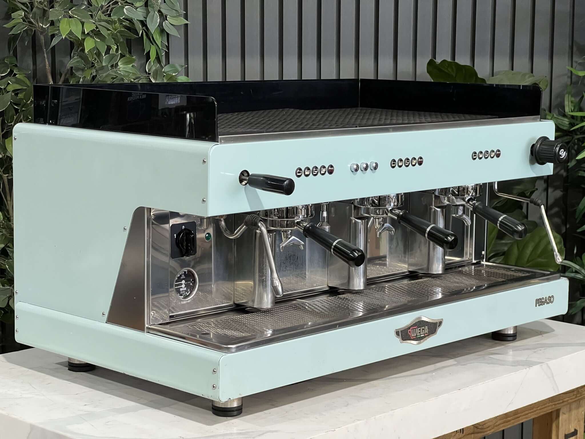 Wega Pegaso - 3 Group Commercial Espresso Machine - Aqua