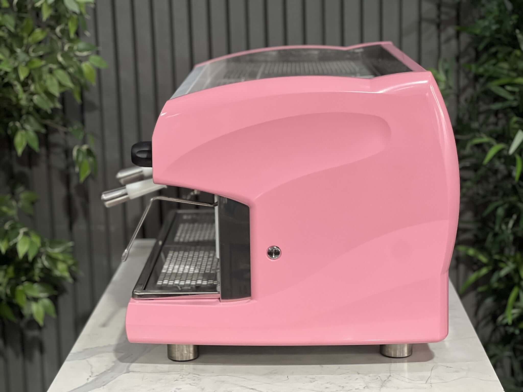 Wega Polaris High Cup White - 2 Group Commercial Espresso Machine - Pink