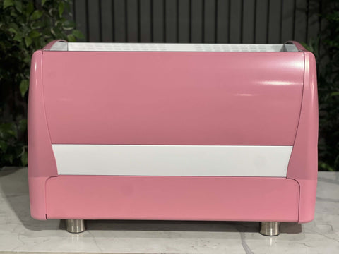 Wega Polaris High Cup White - 2 Group Commercial Espresso Machine - Pink