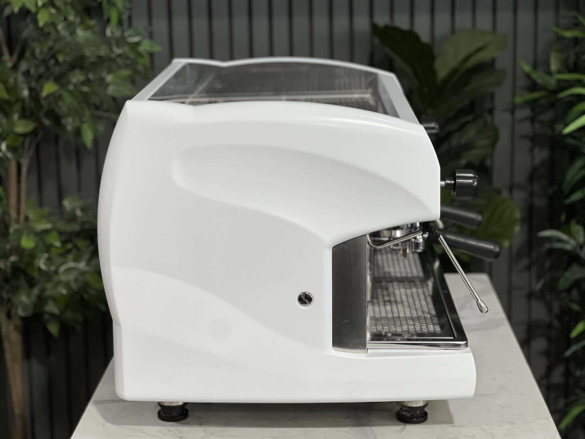 Wega Polaris Low Cup - 2 Group Commercial Espresso Machine - White