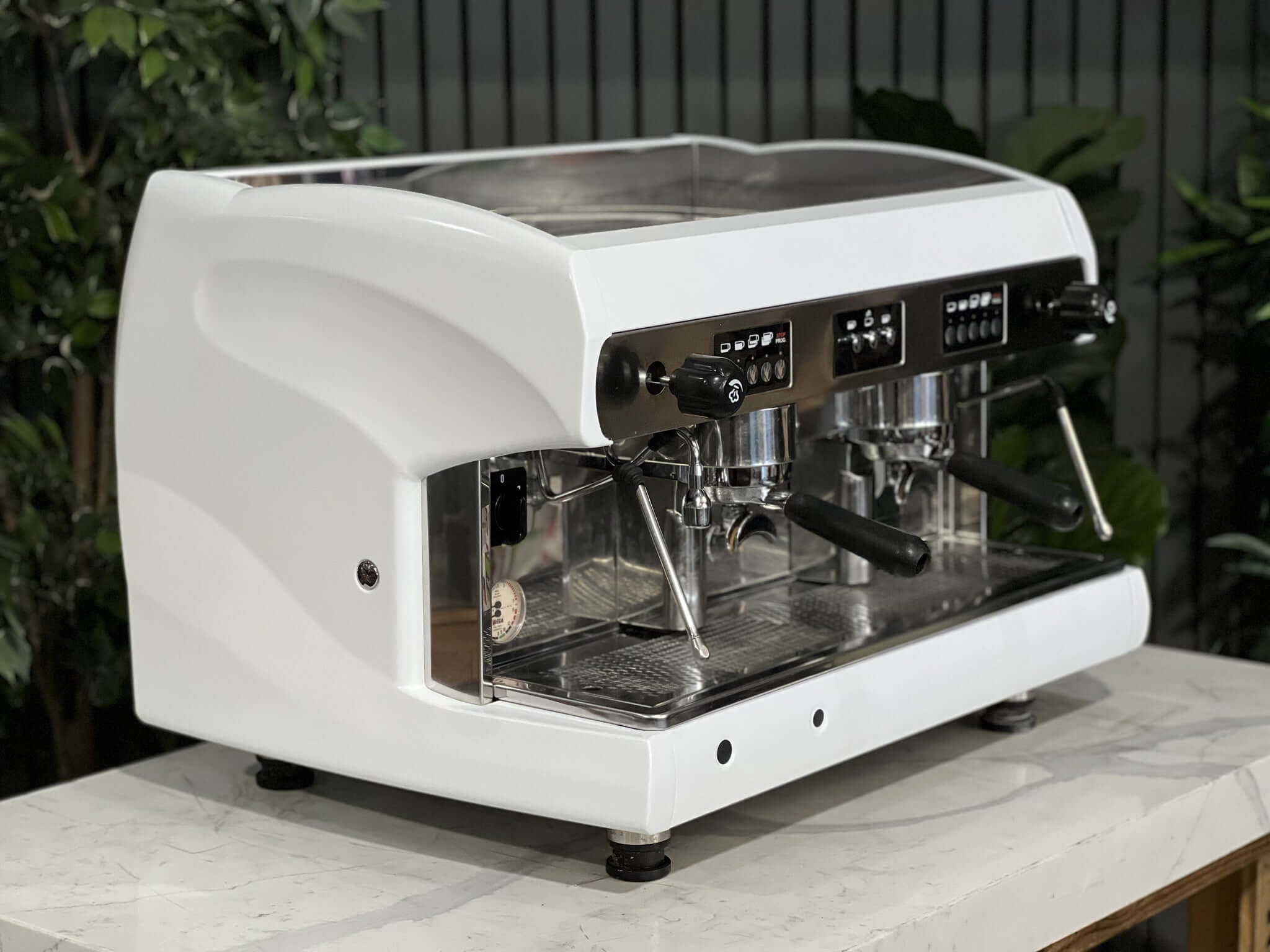 Wega Polaris Low Cup - 2 Group Commercial Espresso Machine - White
