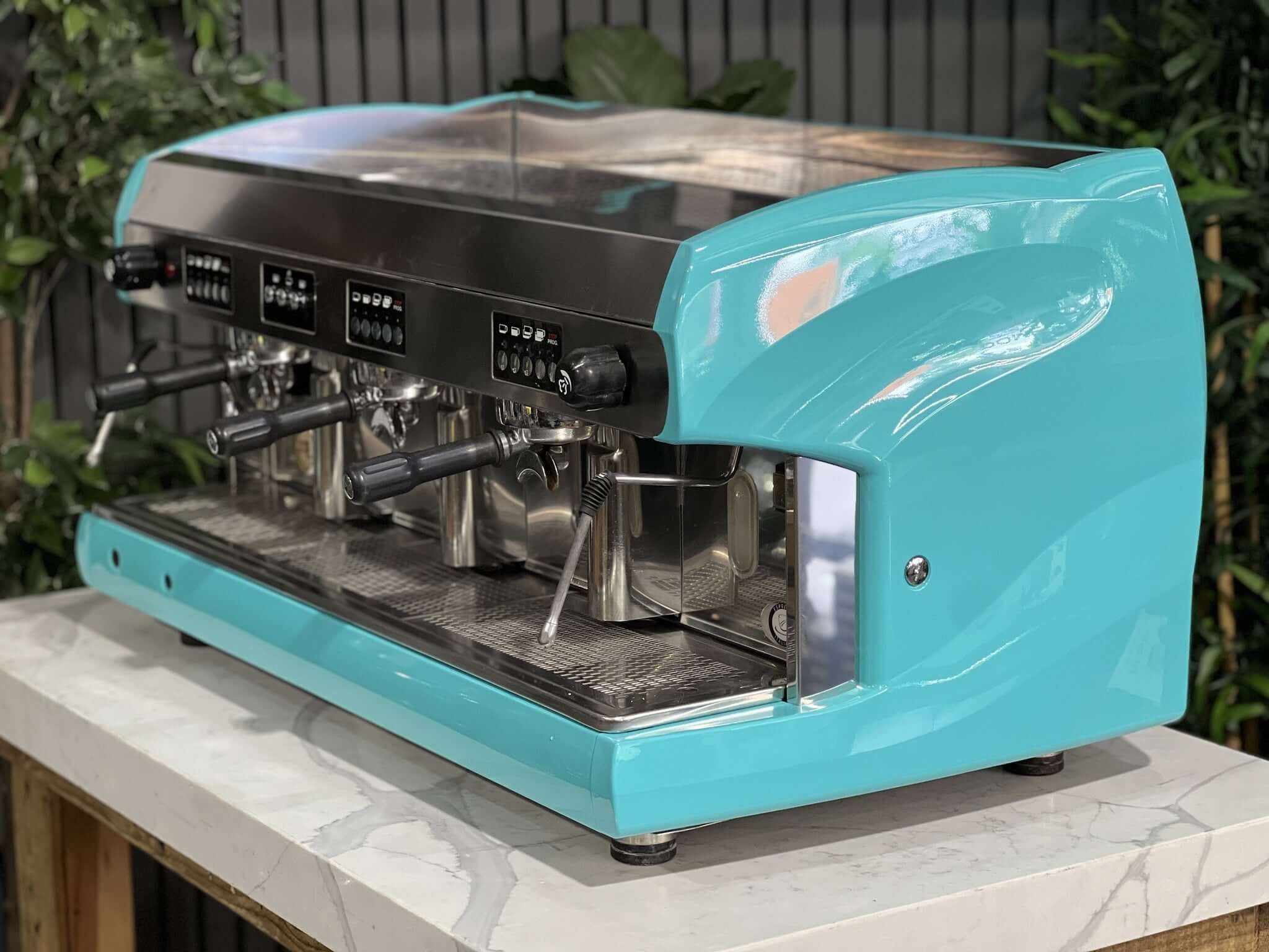 Wega Polaris High Cup - 3 Group Commercial Espresso Machine - Aqua