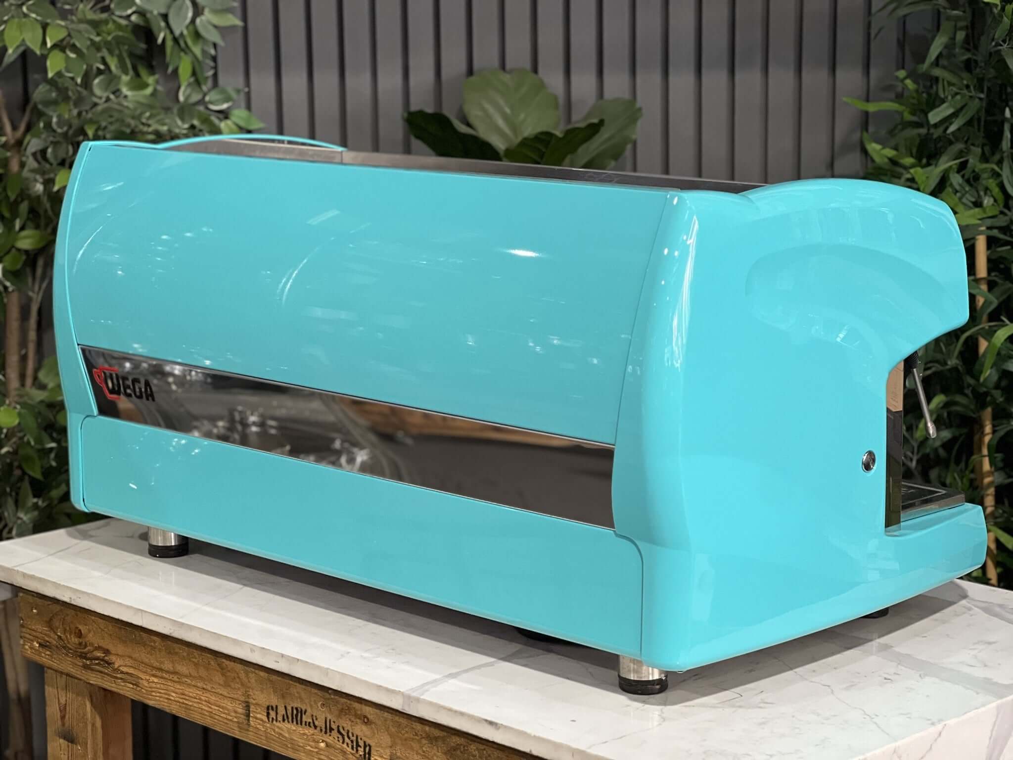 Wega Polaris High Cup - 3 Group Commercial Espresso Machine - Aqua