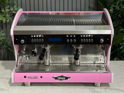 Wega Polaris Tron - 2 Group Commercial Espresso Machine - Pink
