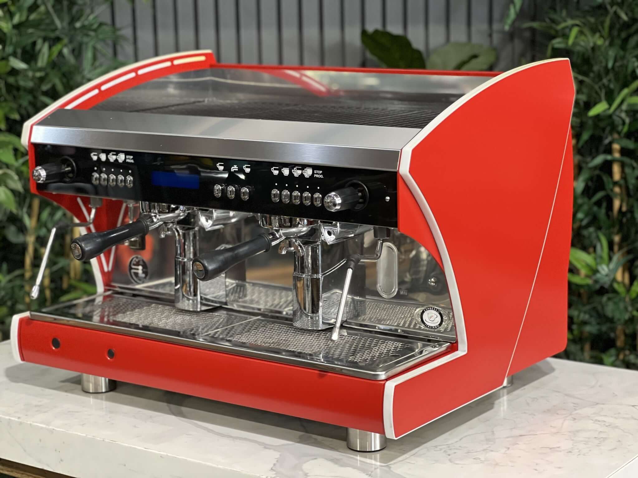 Wega Polaris Tron - 2 Group Commercial Espresso Machine - Red