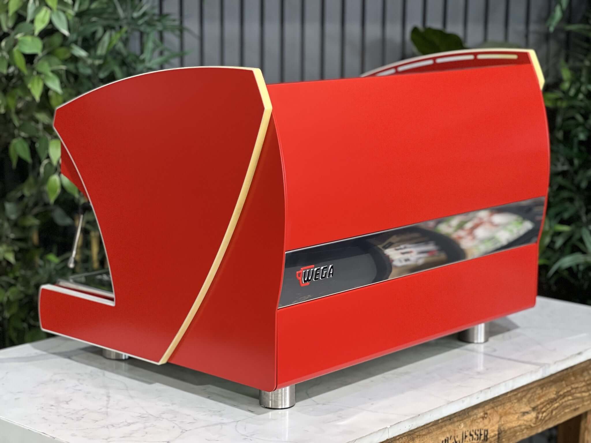 Wega Polaris Tron - 2 Group Commercial Espresso Machine - Red