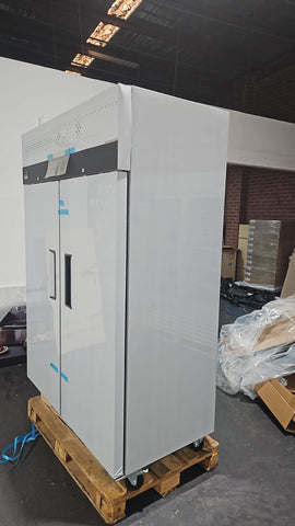 AG 1300 Litre Upright Double Door Stainless Steel Door Fridge GNX1400TN - Showroom Stock