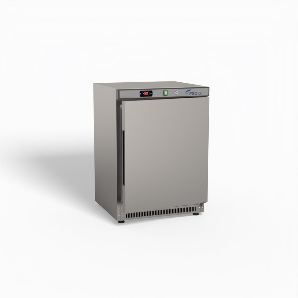 FED-X Thermaster Stainless Steel Uprighht Static Freezer XF200SS