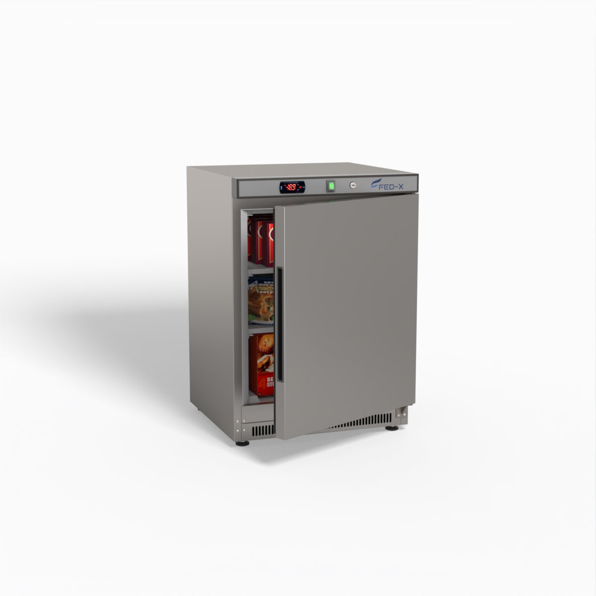 Thermaster Stainless Steel Uprighht Static Freezer XF200SS