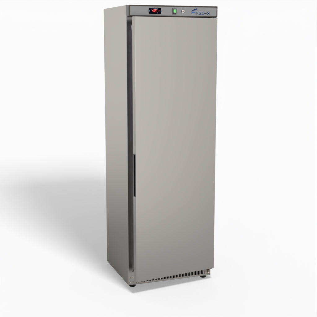 FED-X Thermaster Stainless Steel Upright Static Freezer XF400SS