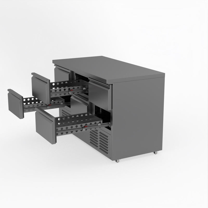 FED-X Six Drawer Compact Workbench Fridge XGNS1300-6D