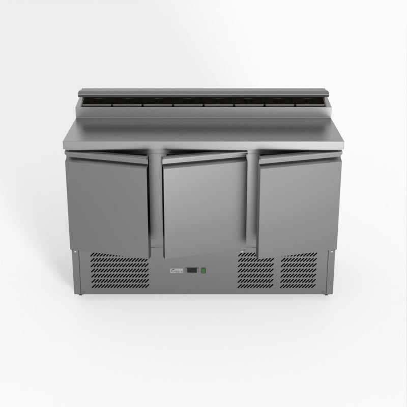 FED-X Three Door Salad Prep Fridge XGNS1300D