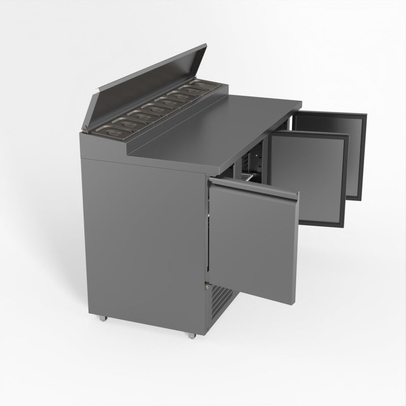 FED-X Three Door Salad Prep Fridge XGNS1300D