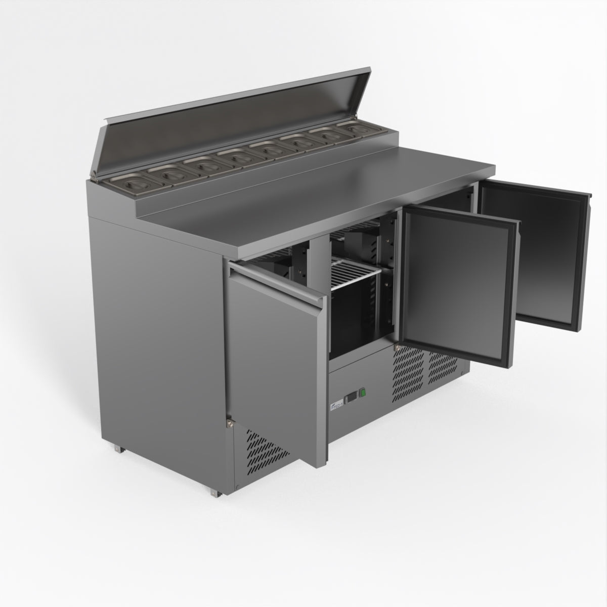 FED-X Three Door Salad Prep Fridge XGNS1300D