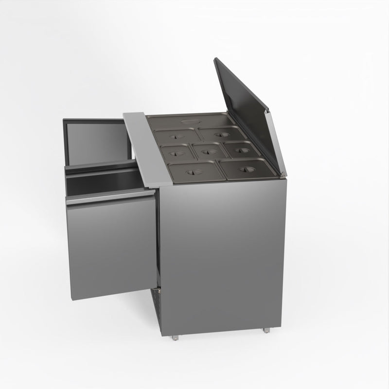 FED-X Three Door Salad Prep Fridge XGNS1300S