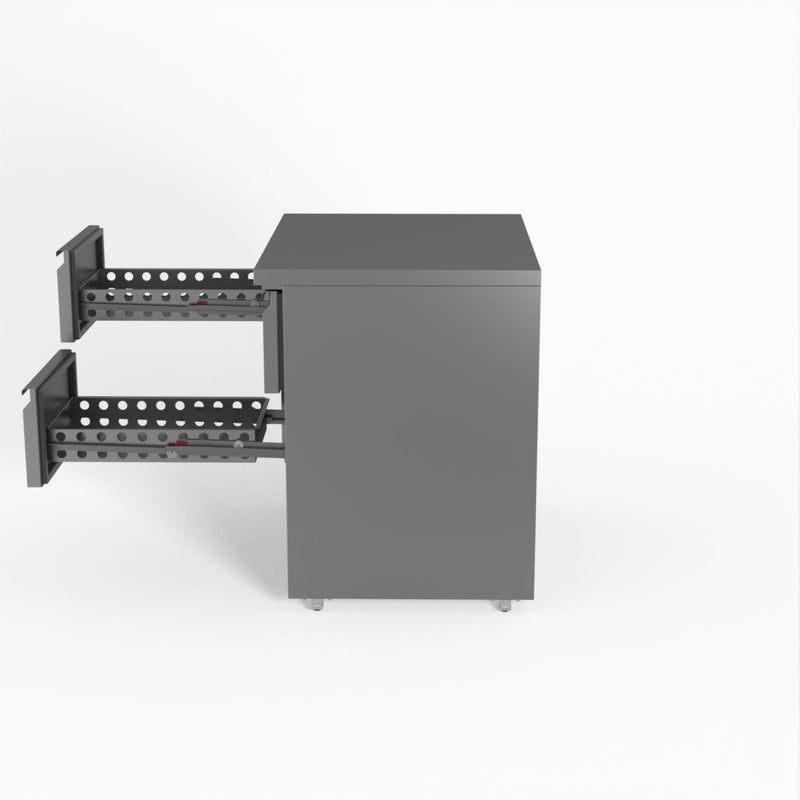 FED-X Four Drawer Compact Workbench Fridge XGNS900-4D