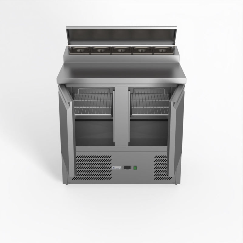 FED-X Two Door Salad Prep Fridge XGNS900D