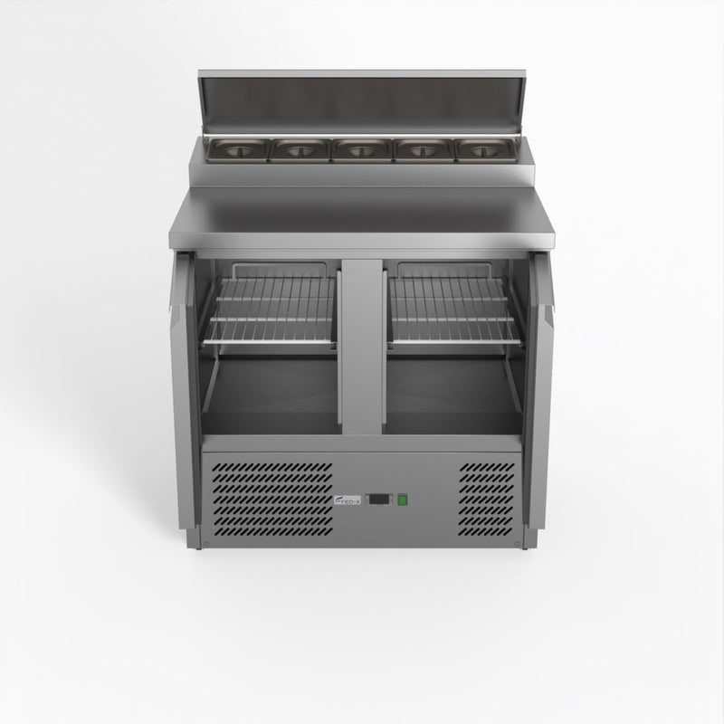 FED-X Two Door Salad Prep Fridge XGNS900D