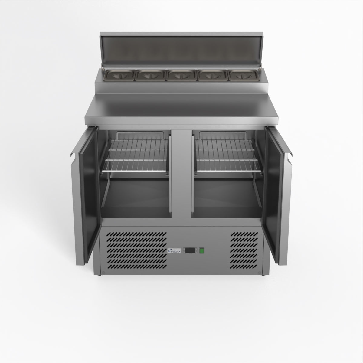 FED-X Two Door Salad Prep Fridge XGNS900D