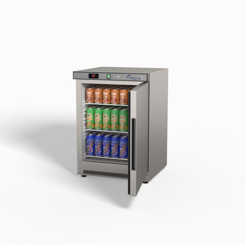 Thermaster Stainless Steel Upright Static Fridge XR200SS