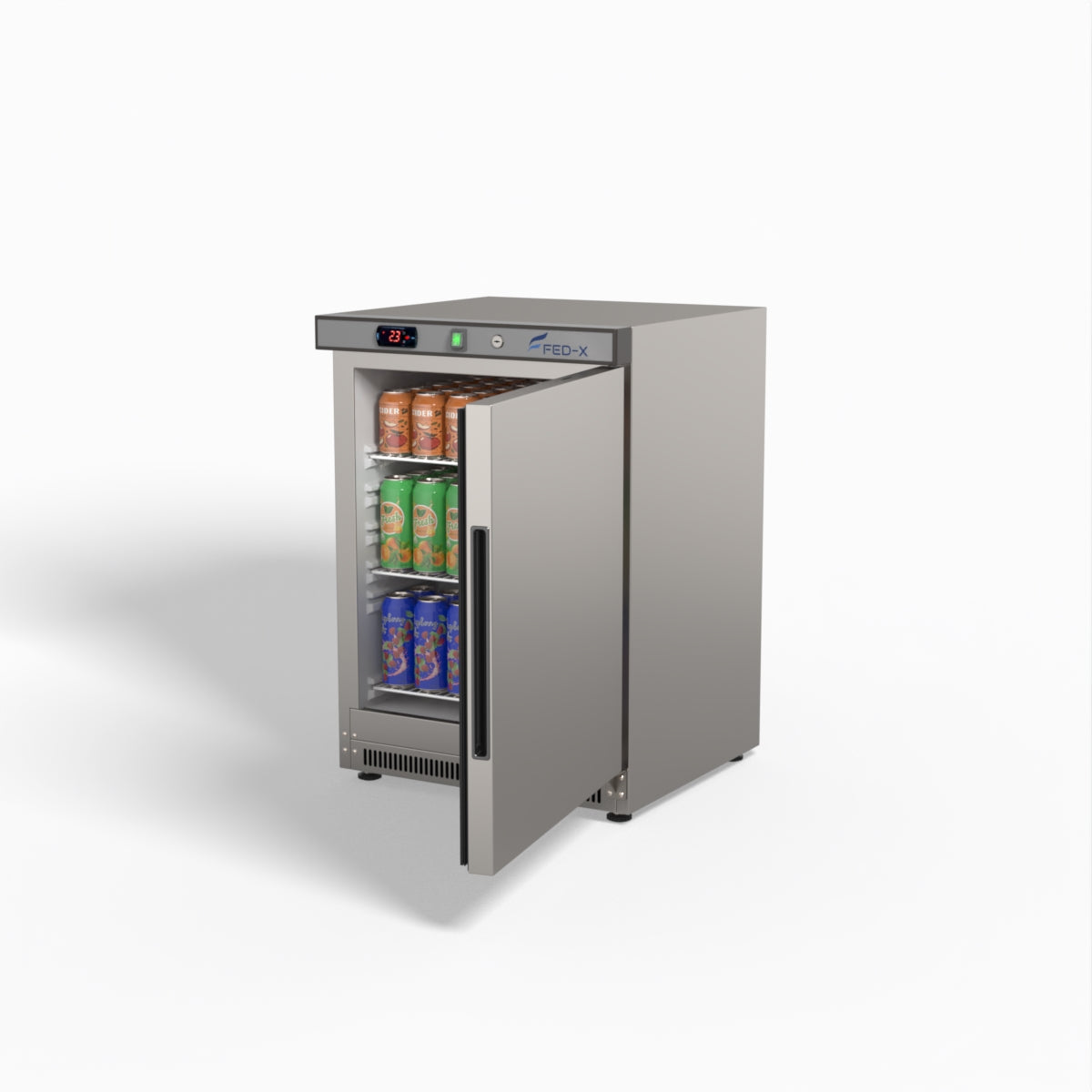 Thermaster Stainless Steel Upright Static Fridge XR200SS