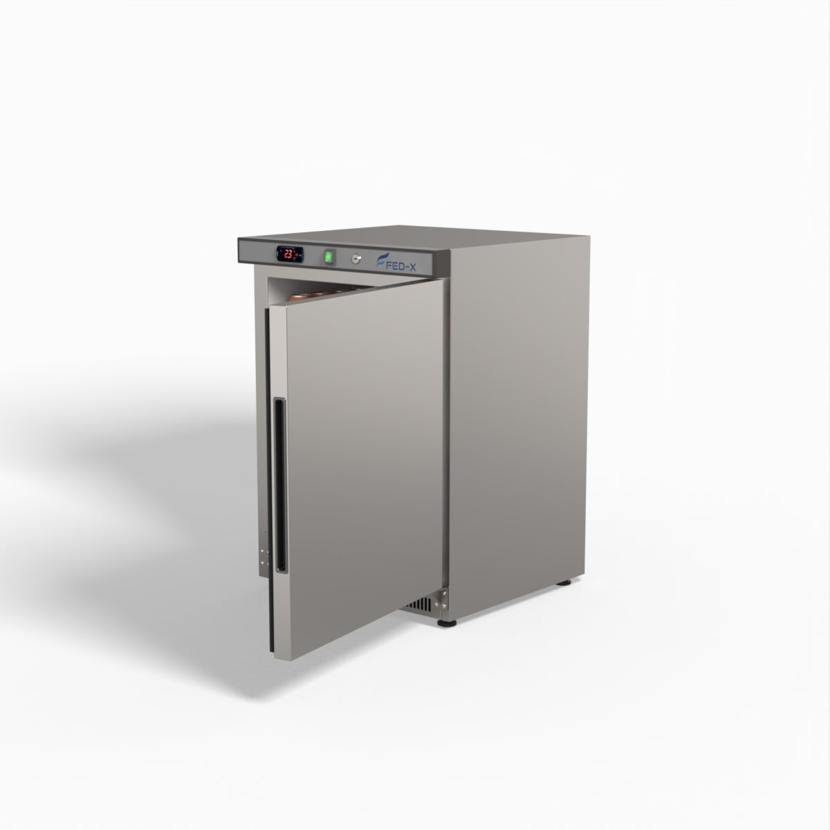 Thermaster Stainless Steel Upright Static Fridge XR200SS