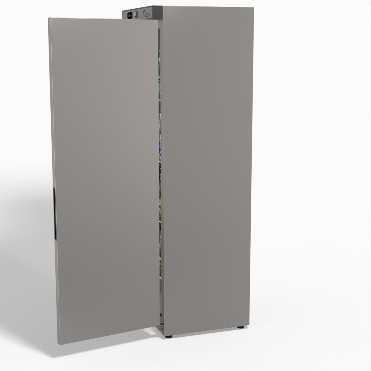 Stainless Steel Upright Static Fridge XR400SS