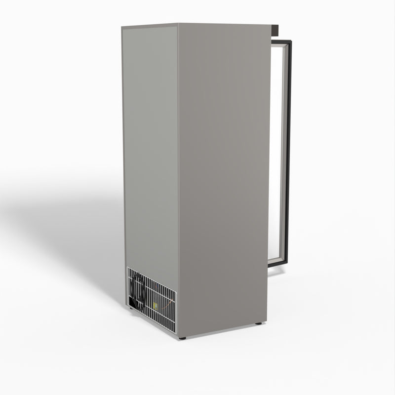 Thermaster Stainless Steel Upright Static Display Fridge XR600SG