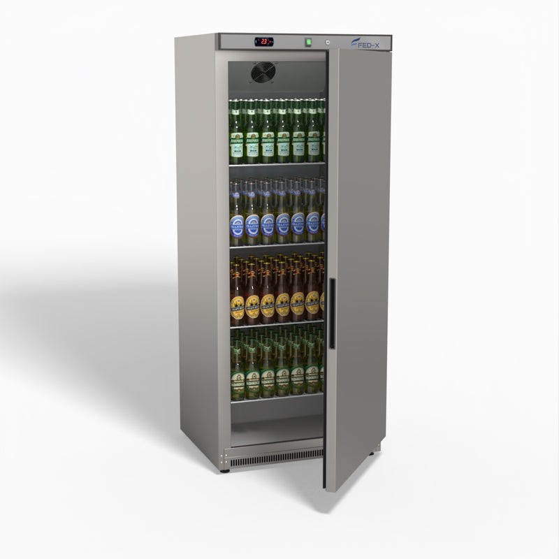 Stainless Steel Upright Static Fridge XR600SS