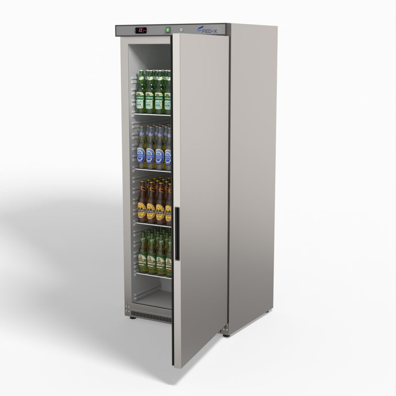 Stainless Steel Upright Static Fridge XR600SS