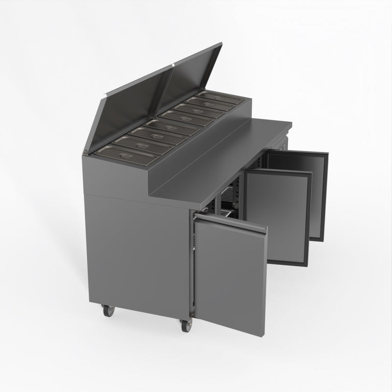 FED-X S/S Three Door Sandwich Counter XSS7C18S3V