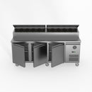 FED-X S/S Three Door Sandwich Counter XSS8C20S3V