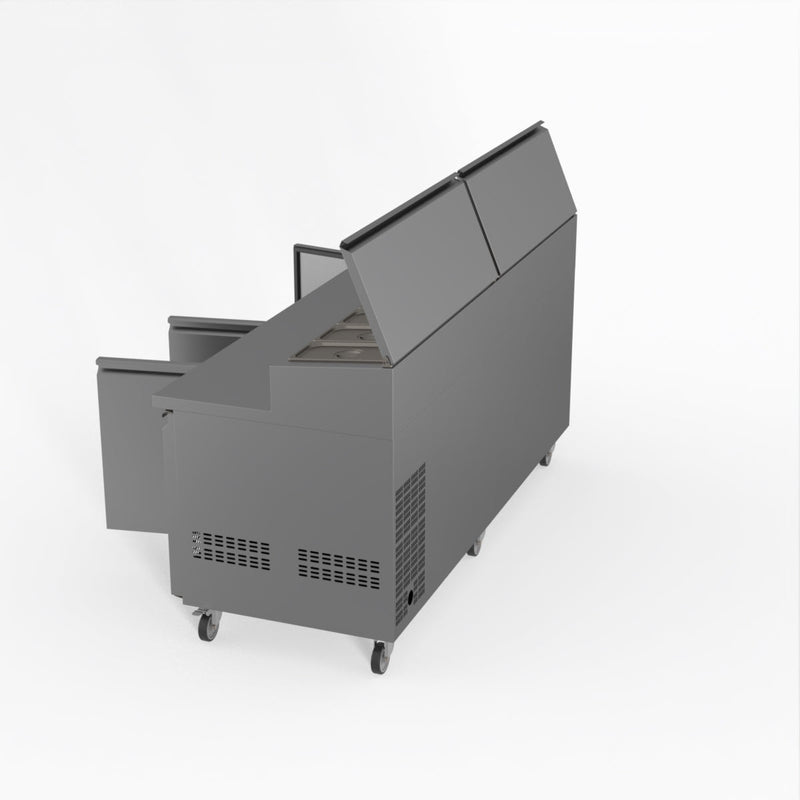 FED-X S/S Three Door Sandwich Counter XSS8C20S3V