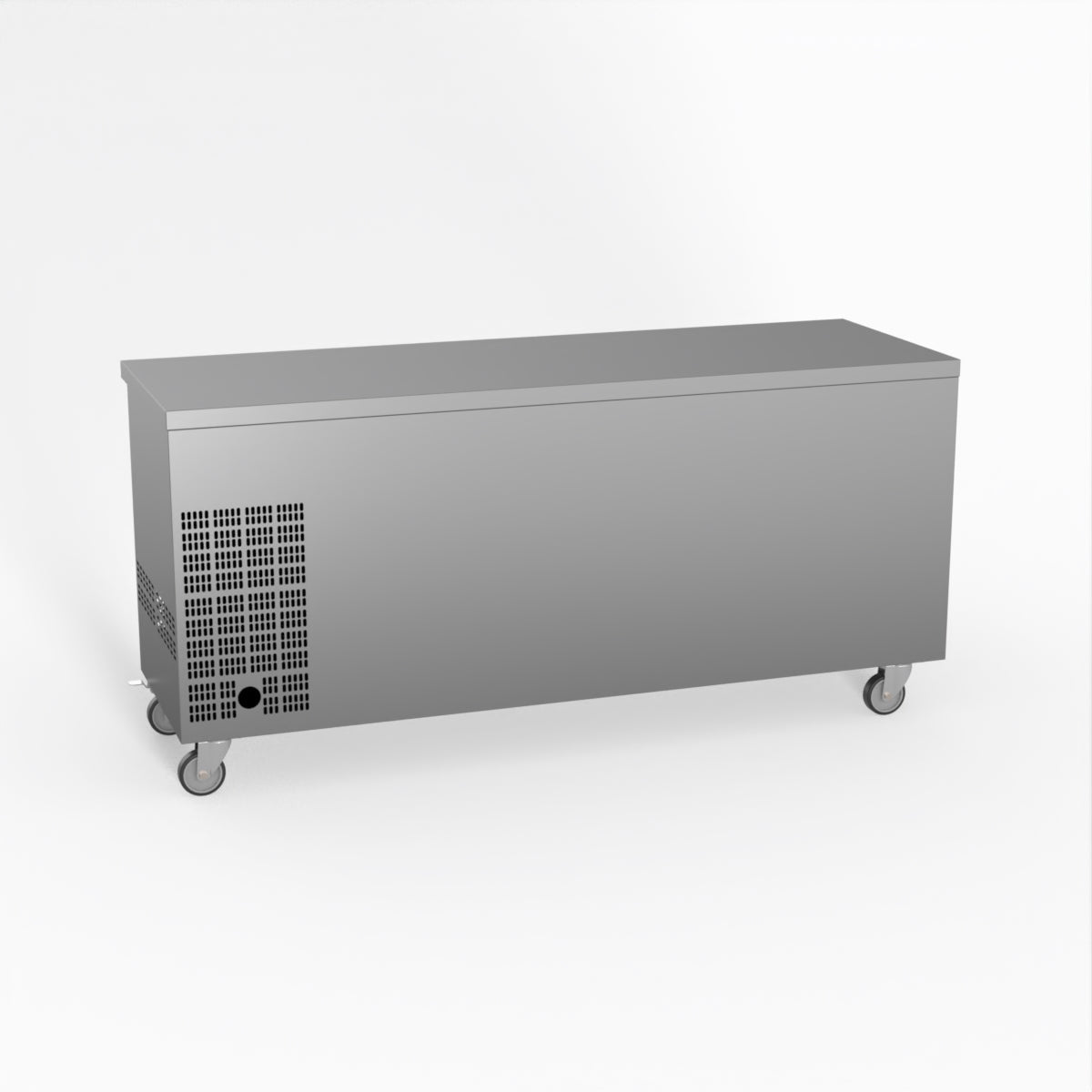 FED-X S/S Three Door Bench Freezer XUB6F18S3V