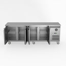 FED-X S/S Four Door Bench Fridge XUB6C22S4V