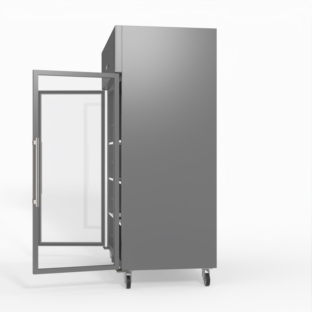 FED-X S/S Two Full Glass Door Upright Freezer XURF1200G2V