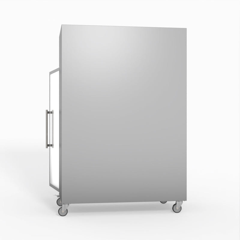 FED-X S/S Two Full Glass Door Upright Freezer XURF1200G2V