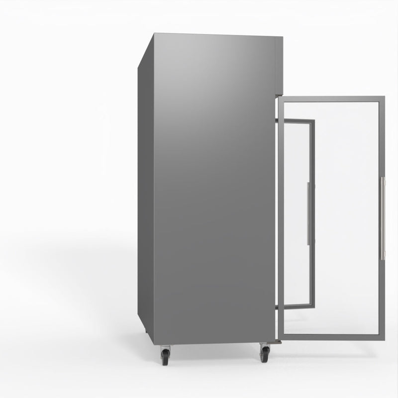 FED-X S/S Two Full Glass Door Upright Freezer XURF1200G2V