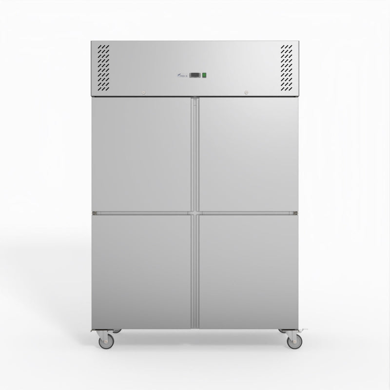 FED-X S/S Four Door Upright Fridge XURC1200S2V