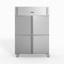 FED-X S/S Four Door Upright Fridge XURC1200S2V