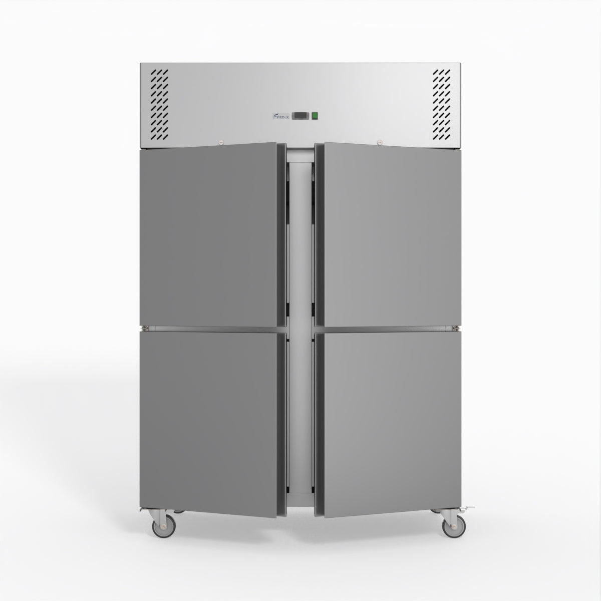 FED-X S/S Four Door Upright Fridge XURC1200S2V