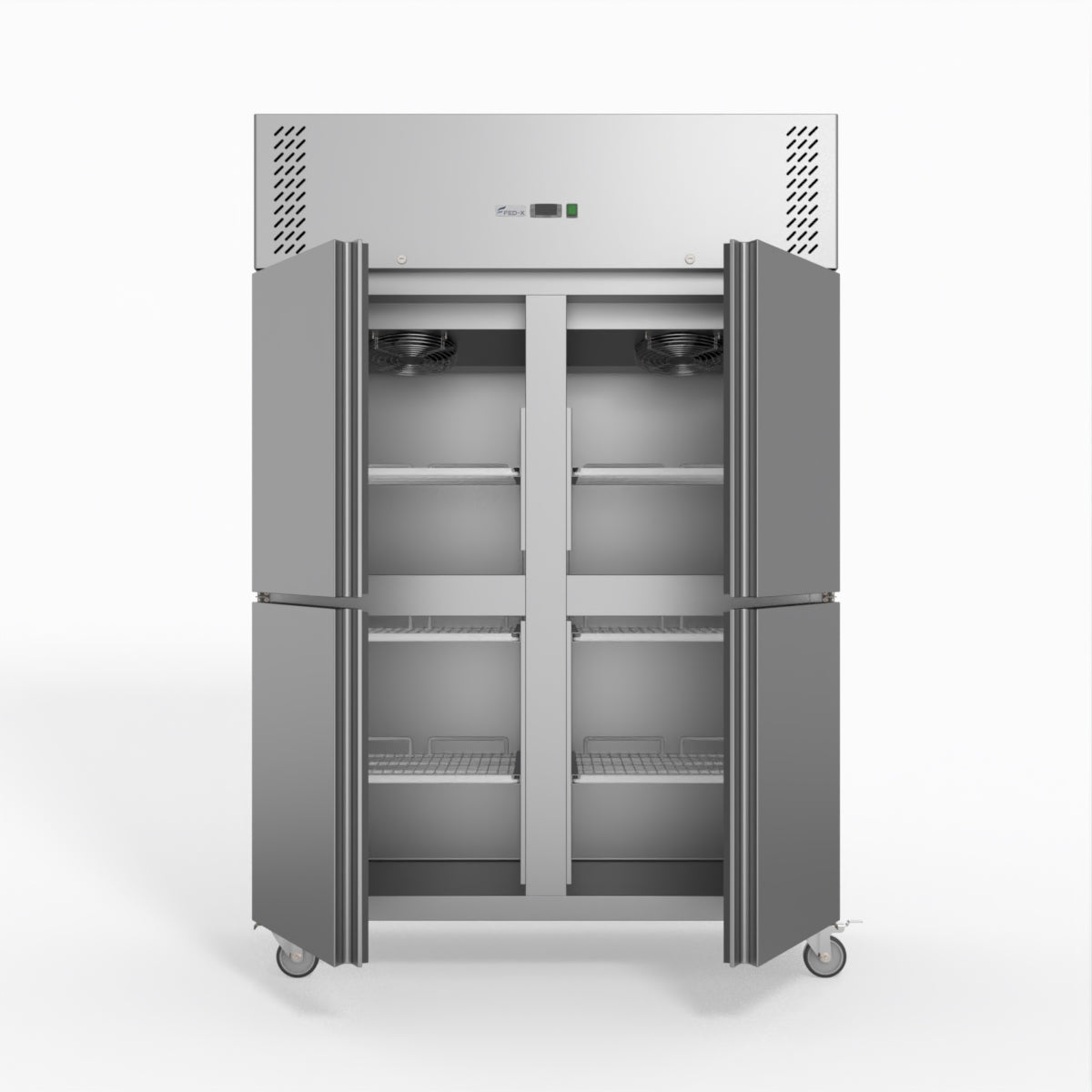 FED-X S/S Four Door Upright Freezer XURF1200S2V