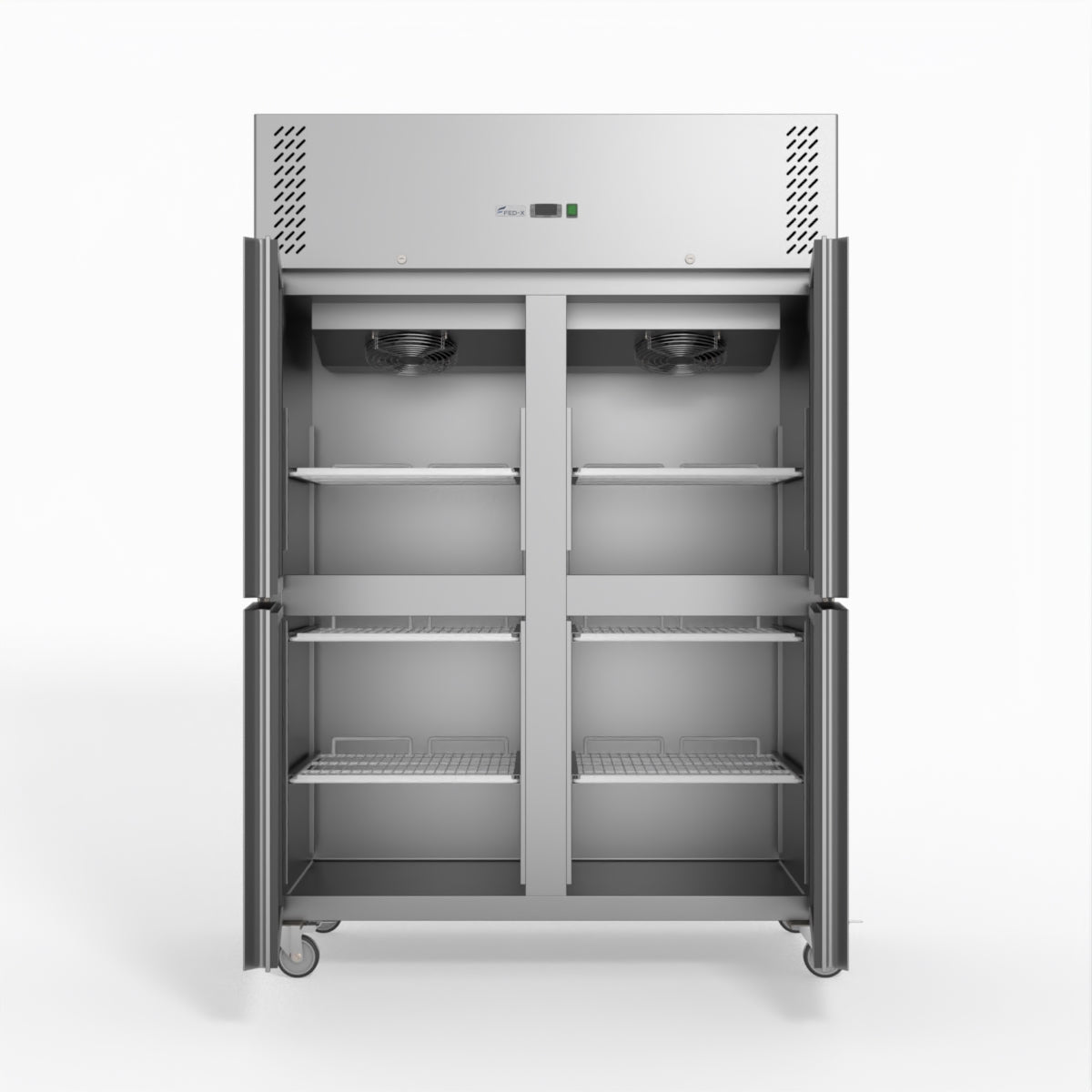 FED-X S/S Four Door Upright Fridge XURC1200S2V