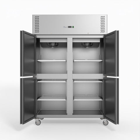 FED-X S/S Four Door Upright Freezer XURF1200S2V