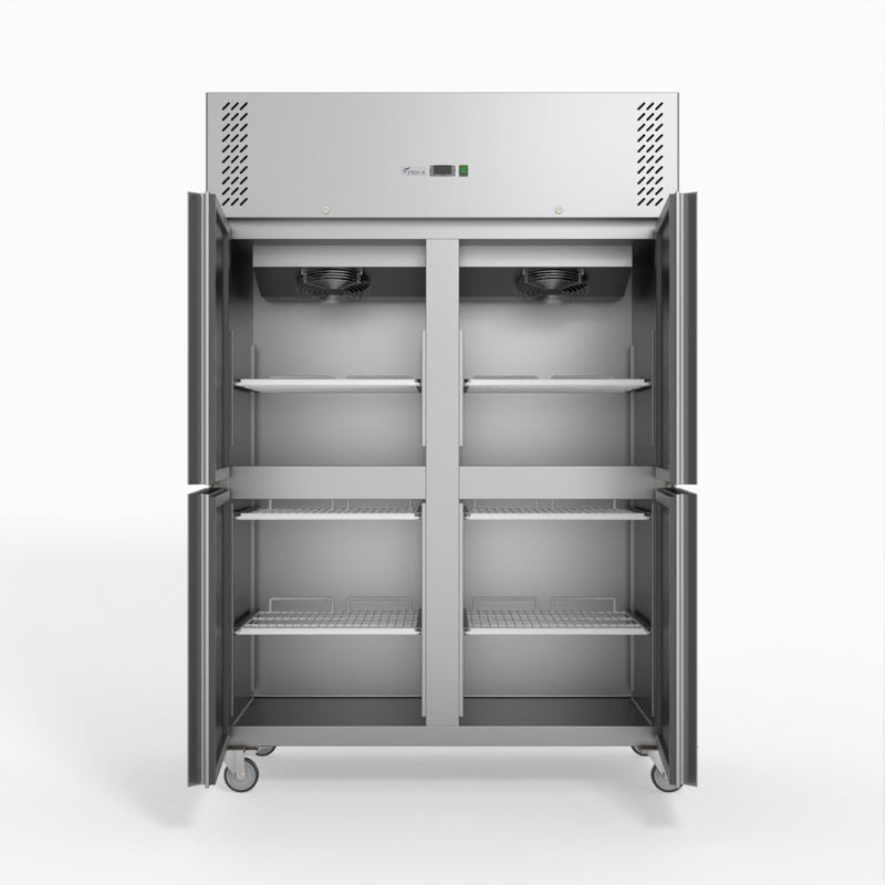 FED-X S/S Four Door Upright Fridge XURC1200S2V