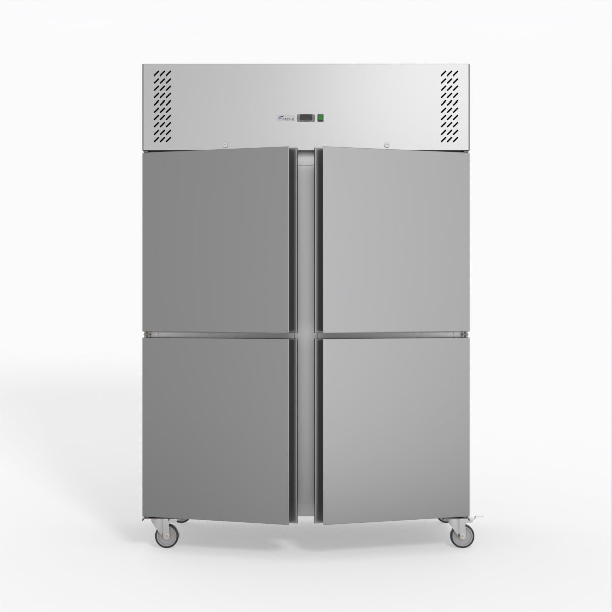 FED-X S/S Four Door Upright Fridge XURC1200S2V